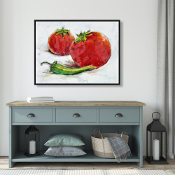 Framed 36 x 48 - Tomatoes with jalapeño