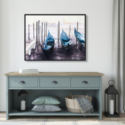Framed 36 x 48 - The gondola in italy