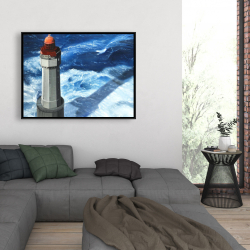 Framed 36 x 48 - The headlight of jument