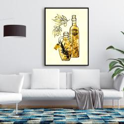 Encadré 36 x 48 - Huile d'olive artisanale