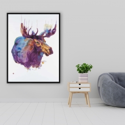 Encadré 36 x 48 - Orignal abstrait