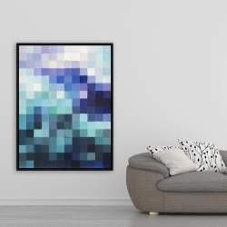 Encadré 36 x 48 - Paysage pixelisé