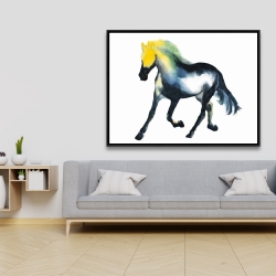 Framed 36 x 48 - Galloping horse