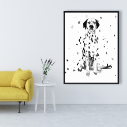 Encadré 36 x 48 - Chien dalmatien