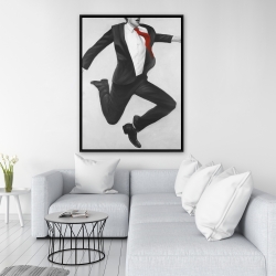 Framed 36 x 48 - Happy classic man
