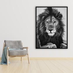 Encadré 36 x 48 - Le roi lion