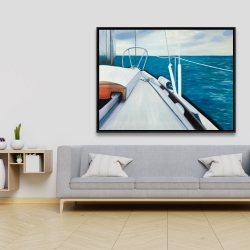Encadré 36 x 48 - Voguer sur l'eau