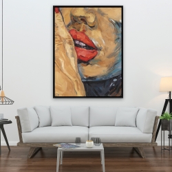 Encadré 36 x 48 - Plan rapproché d'une bouche