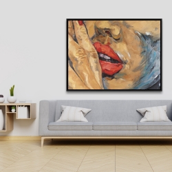 Encadré 36 x 48 - Plan rapproché d'une bouche