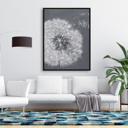 Framed 36 x 48 - Blowing dandelion