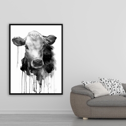 Framed 36 x 48 - Jersey cow