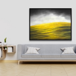 Framed 36 x 48 - Yellow hill