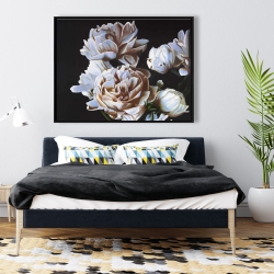 Framed 36 x 48 - Peonies