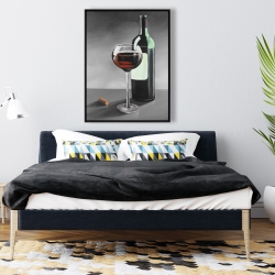 Encadré 36 x 48 - Bouteille de bourgogne