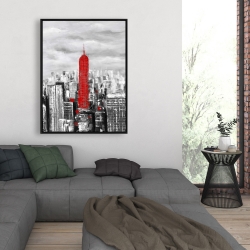 Framed 36 x 48 - Empire state building of new york