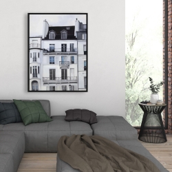 Framed 36 x 48 - Buildings along the seine river