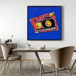 Encadré 48 x 48 - Radio cassette