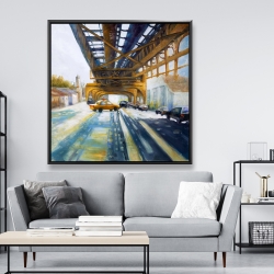 Encadré 48 x 48 - Voitures sous le pont