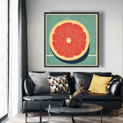 Encadré 48 x 48 - Pamplemousse
