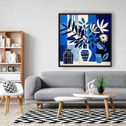 Encadré 48 x 48 - Vivre bleu