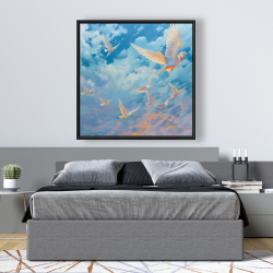 Framed 48 x 48 - The flight