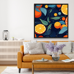 Encadré 48 x 48 - Agrumes flottantes