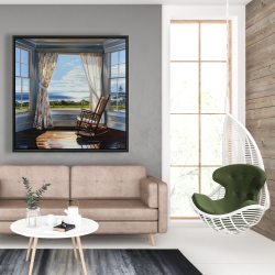 Framed 48 x 48 - The window