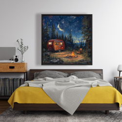 Encadré 48 x 48 - Feu de camp