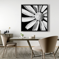 Encadré 48 x 48 - Fleur désaturée
