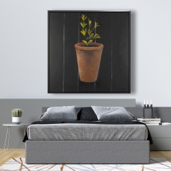 Framed 48 x 48 - Plant of marjolaine