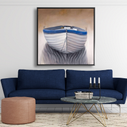 Encadré 48 x 48 - Un canoë