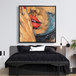 Encadré 48 x 48 - Plan rapproché d'une bouche