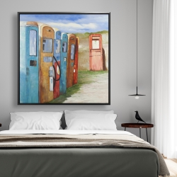 Encadré 48 x 48 -  anciennes pompes à essence