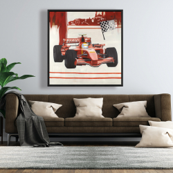 Encadré 48 x 48 - Voiture de formule 1