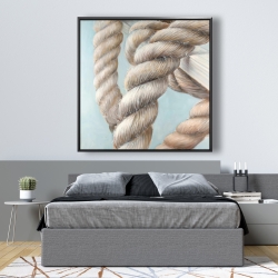Encadré 48 x 48 - Noeud de corde de bateau