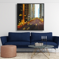 Framed 48 x 48 - New york city 9th street