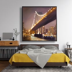 Framed 48 x 48 - New-york at night