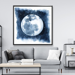Framed 48 x 48 - Satellite view of the earth