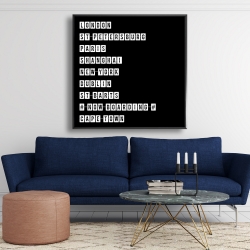 Framed 48 x 48 - Table of big cities