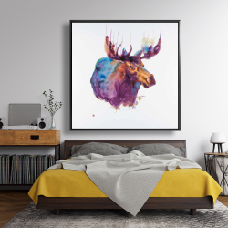 Encadré 48 x 48 - Orignal abstrait