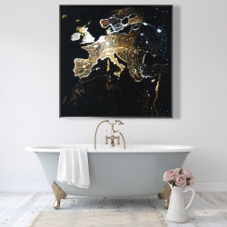 Framed 48 x 48 -  european continent
