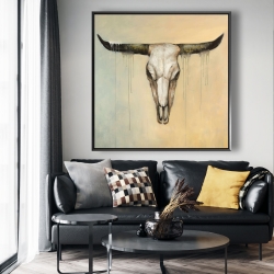 Encadré 48 x 48 - Crâne de taureau