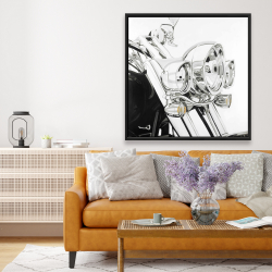 Encadré 48 x 48 - Lumière d'une moto