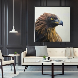 Framed 48 x 48 - Brown-headed eagle