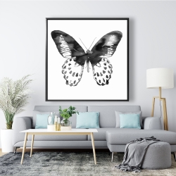 Encadré 48 x 48 - Papillon noir