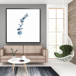 Encadré 48 x 48 - Feuilles d'eucalyptus bleu