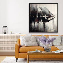 Framed 48 x 48 - Industrial style piano