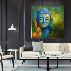 Framed 48 x 48 - Blissful buddha