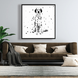 Encadré 48 x 48 - Chien dalmatien