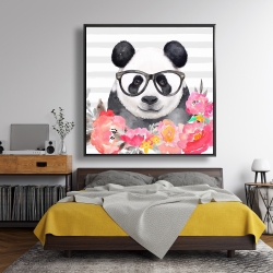 Encadré 48 x 48 - Panda à lunette